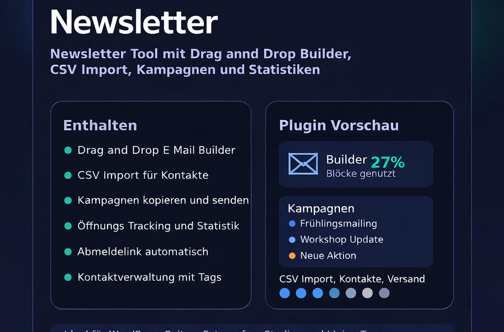 Newsletter für WordPress